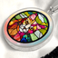 Artisan Stained Glass Cat Pendant Necklace - Korvel