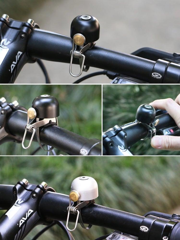 Campana de Bicicleta Clásica de Acero Inoxidable con Sonido Claro