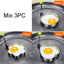 Juego de Moldes de Acero Inoxidable para Huevos Fritos y Panqueques