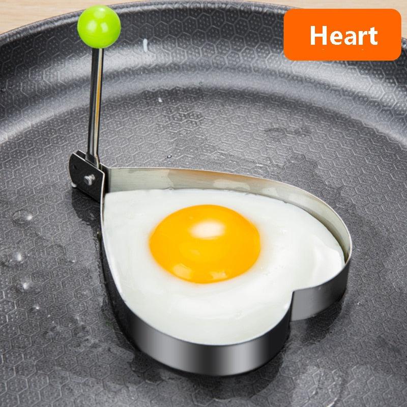 Juego de Moldes de Acero Inoxidable para Huevos Fritos y Panqueques