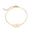 Dainty Gold and Silver Puzzle Link Bracelet for Women