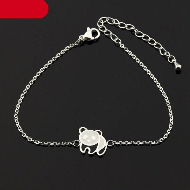 Gold Panda Cuff Bracelet - Trendy Women's Jewelry