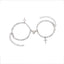Stainless Steel Heart Shaped Magnetic Attraction Bracelet Set