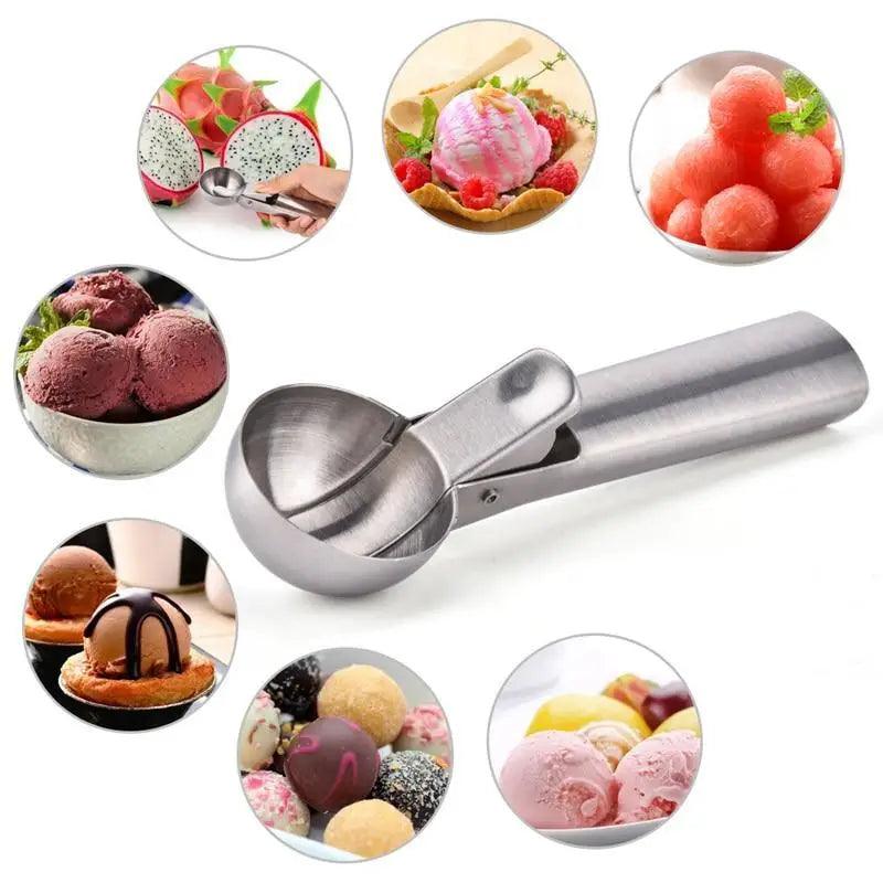 Cuillère à glace en acier inoxydable de qualité supérieure pour une utilisation en cuisine