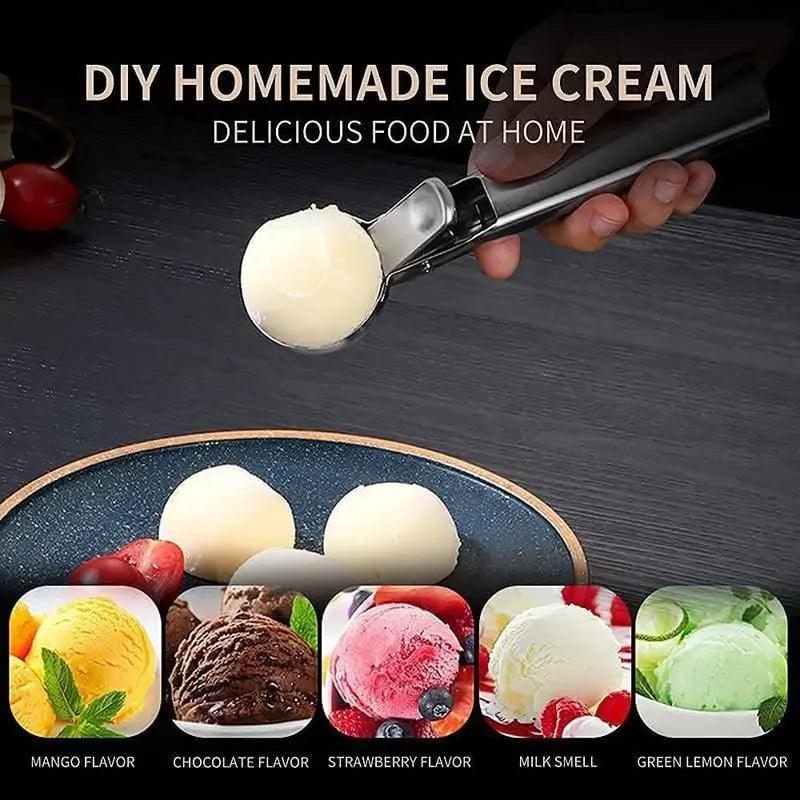 Cuillère à glace en acier inoxydable de qualité supérieure pour une utilisation en cuisine