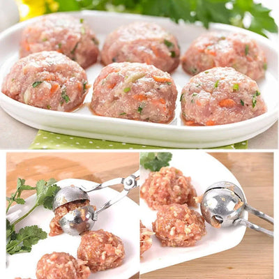 Stainless Steel Meatball Tongs - Korvel