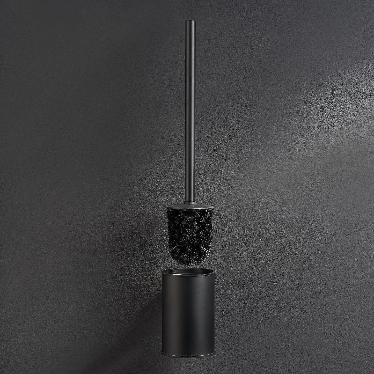 Premium Stainless Steel Toilet Brush Holder Set