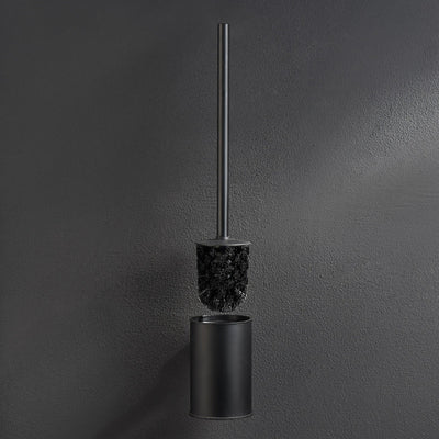 Premium Stainless Steel Toilet Brush Holder Set