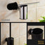 Premium Stainless Steel Toilet Brush Holder Set