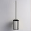 Premium Stainless Steel Toilet Brush Holder Set