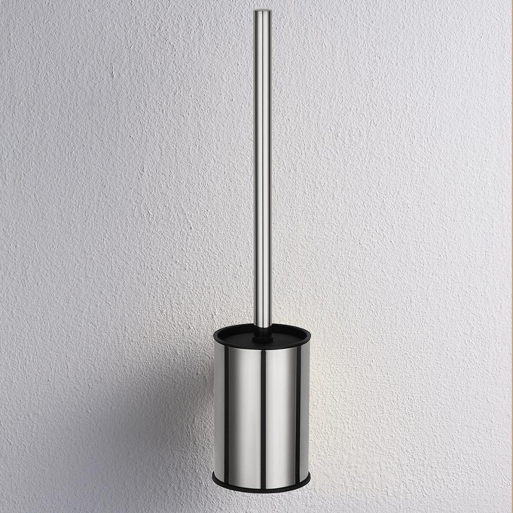 Premium Stainless Steel Toilet Brush Holder Set