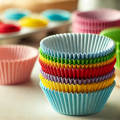 Standard Sized Baking Cups - 500 Count in Assorted Colors