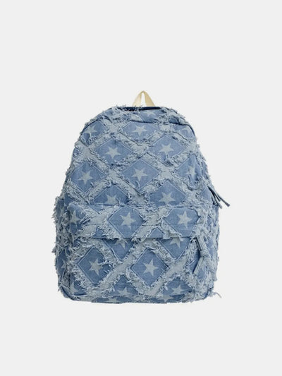 Star Denim Backpack Bag - Korvel