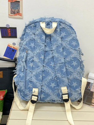 Star Denim Backpack Bag - Korvel