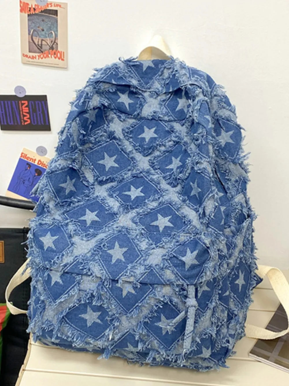 Star Denim Backpack Bag - Korvel
