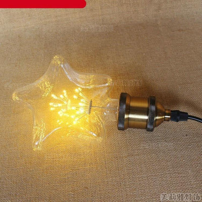 Vintage Star Heart LED Edison Bulb - Warm Dimmable Light for Home Decor - Korvel