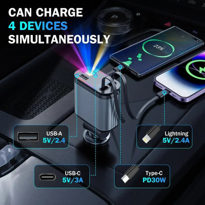 StarCharge 4-in-1 Car Adapter - Korvel