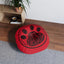 Stay Paw-sitive Round Tufted Floor Pillow for Pet Lovers