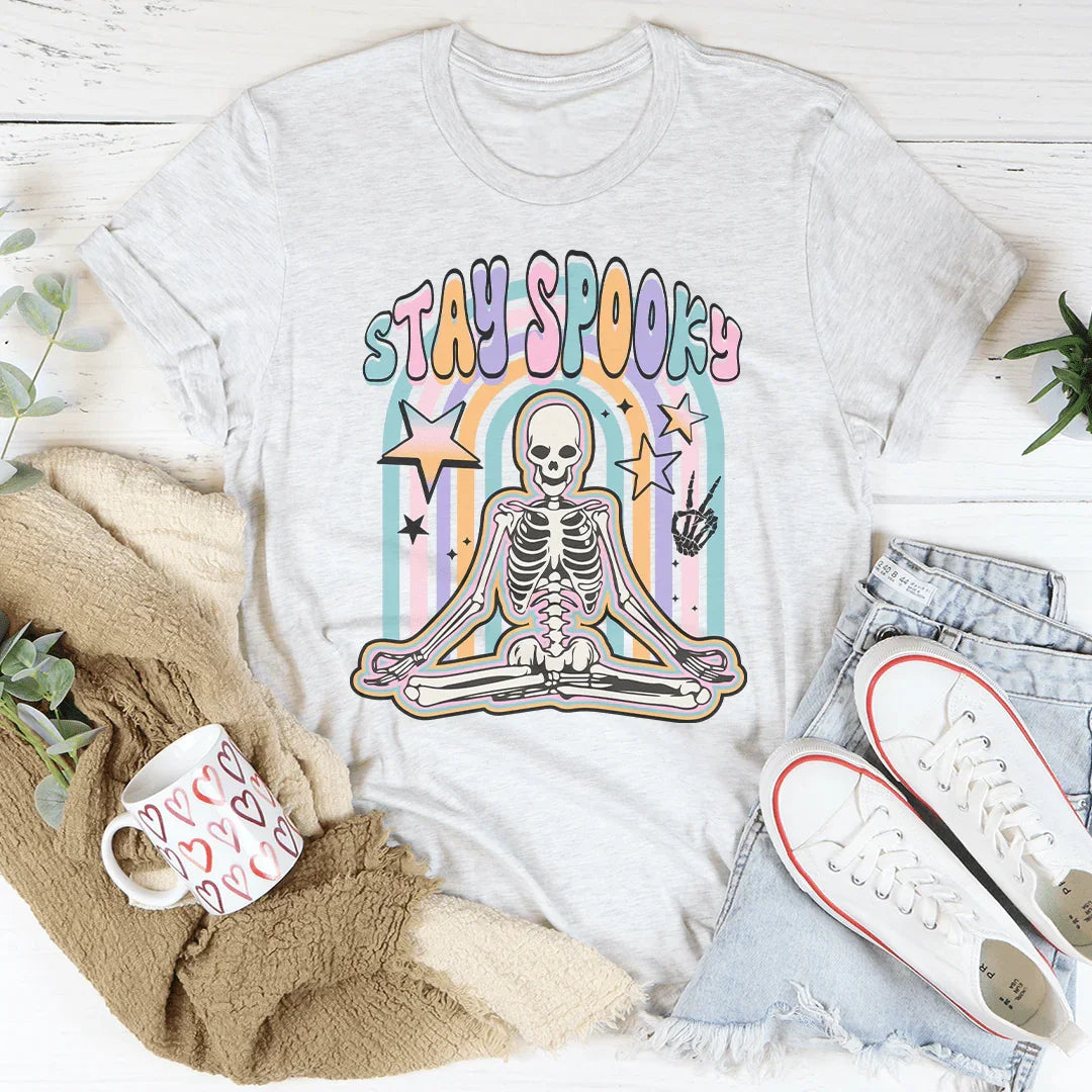 T-shirt Squelette Reste Étrange