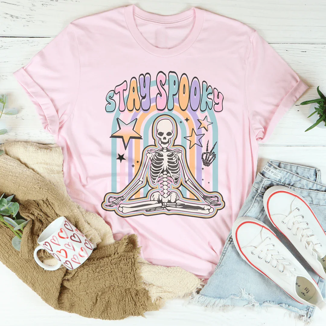 T-shirt Squelette Reste Étrange