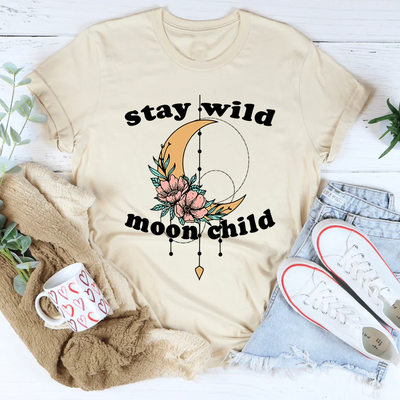 Stay Wild Moon Child Boho Tee - Korvel