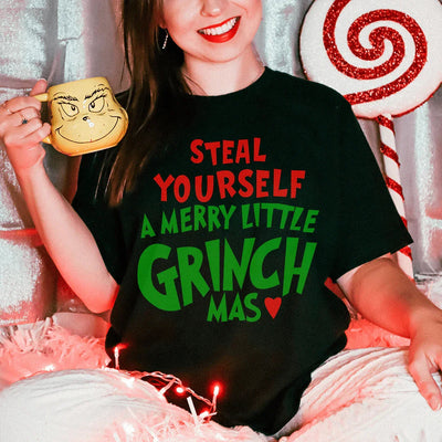 Róbate una camiseta del pequeño y alegre Grinch