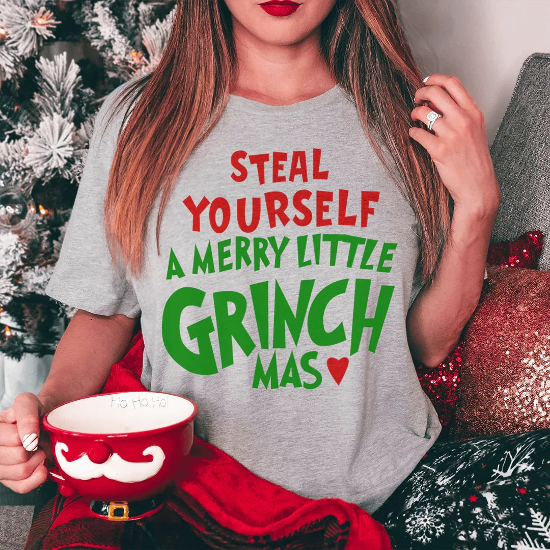 Róbate una camiseta del pequeño y alegre Grinch