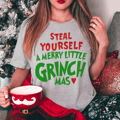 Róbate una camiseta del pequeño y alegre Grinch