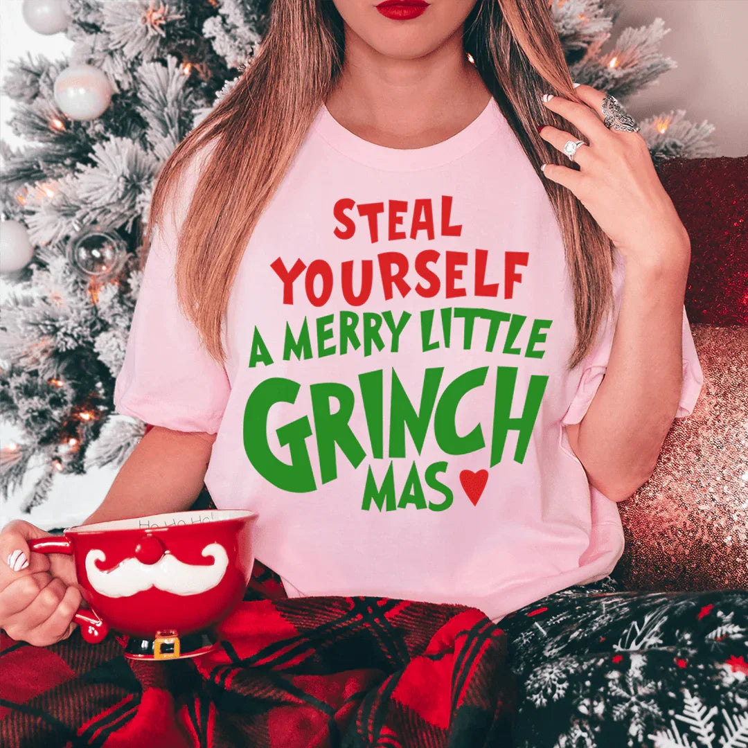 Róbate una camiseta del pequeño y alegre Grinch