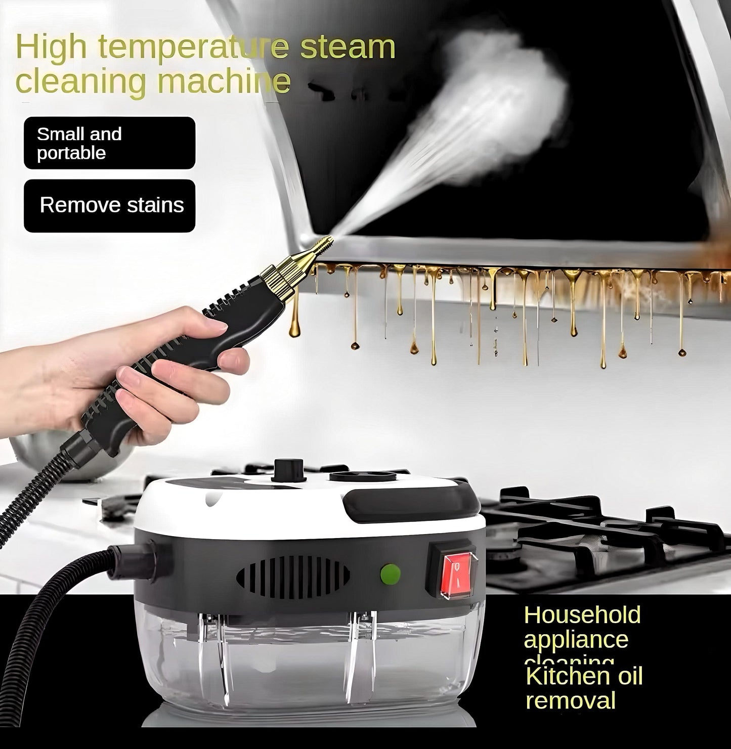 Steam Clean X - High-Powered Handheld Steam Cleaner