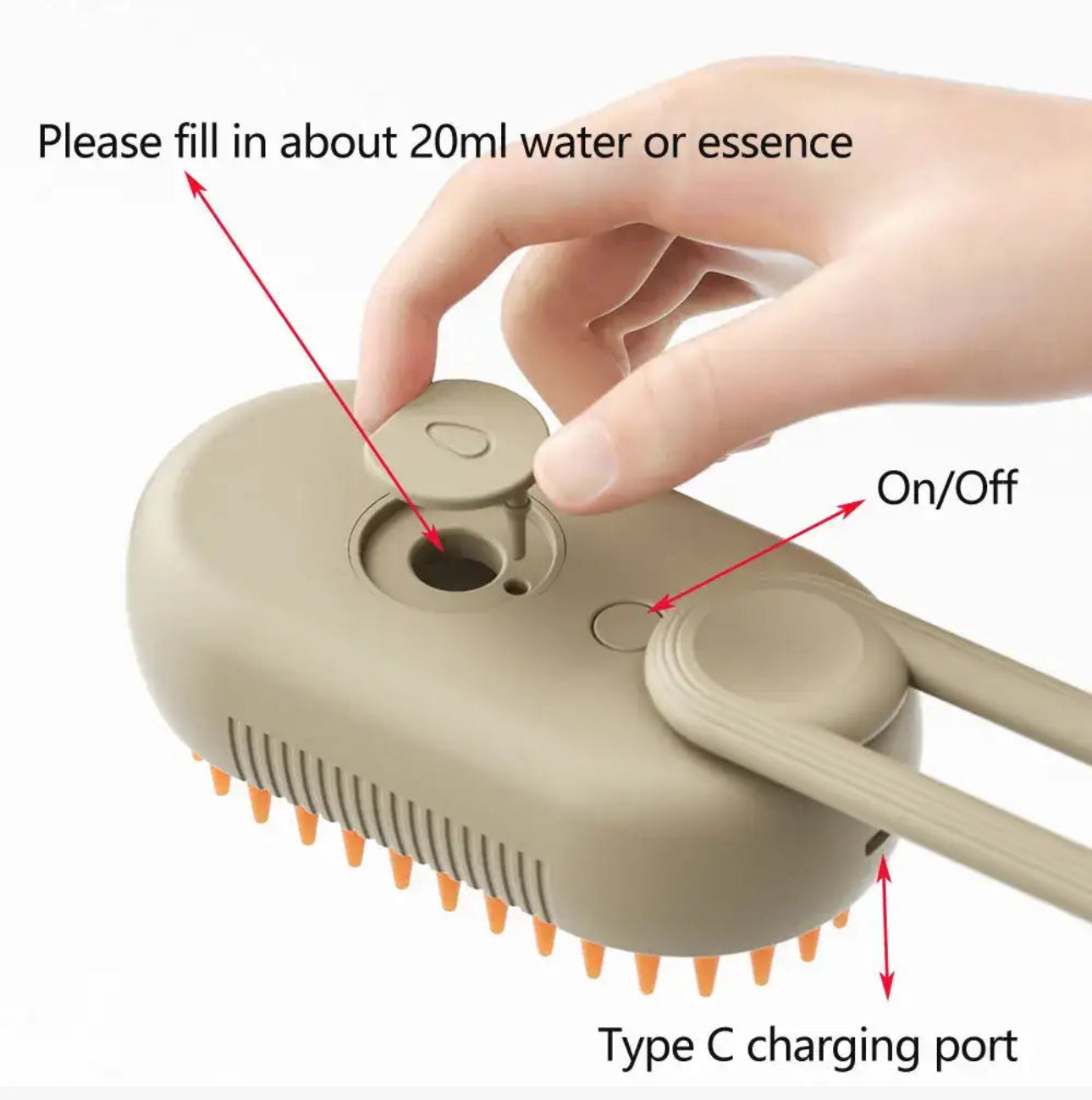Steamy Hair Brush - Korvel