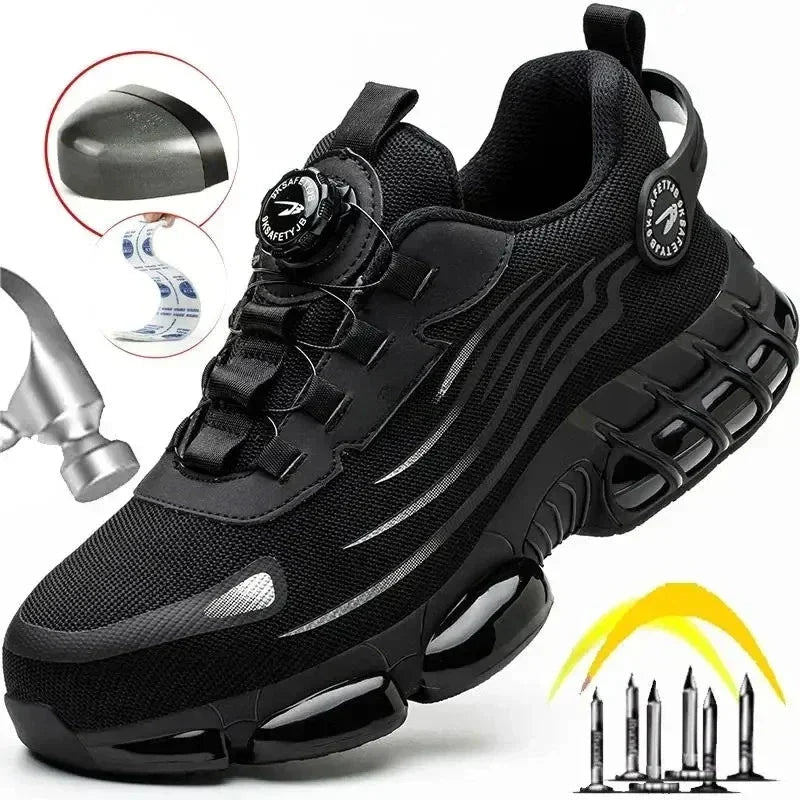 Steel Guard Work Shoes - Premium Safety & Comfort