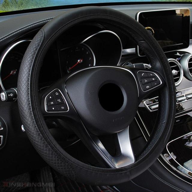 Premium Braid Steering Wheel Cover - Comfortable & Stylish