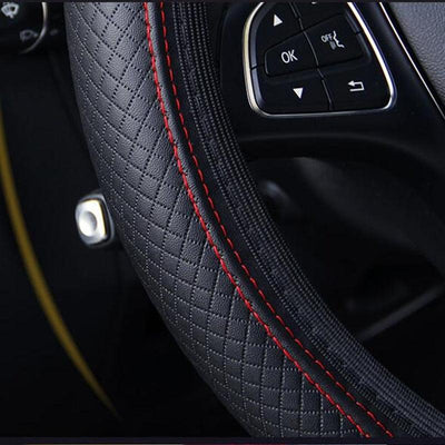 Premium Braid Steering Wheel Cover - Comfortable & Stylish