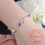 Sterling Silver Infinity Charm Bracelet for Women