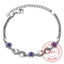 Sterling Silver Infinity Charm Bracelet for Women
