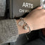 Sterling Silver Heart Link Bracelet - Adjustable & Elegant Design