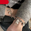 Sterling Silver Heart Link Bracelet - Adjustable & Elegant Design