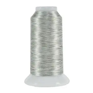 Fil en polyester variegé Fantastico argent sterling