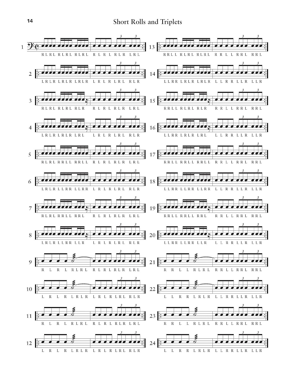 Stick Control: For the Snare Drummer (Spiral Bound) - Korvel