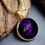 Still Round Pendant Necklace for Awareness
