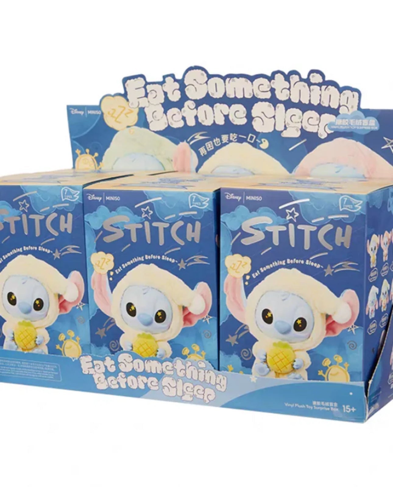 Stitch Sleepy Snack Box - Disney Collectible Plush