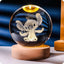 StitchGlow Sphere - Lampe de Nuit Gravée au Laser 3D