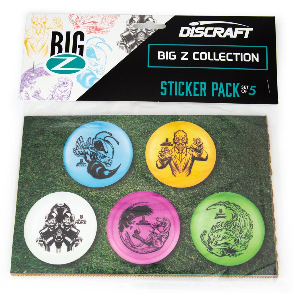 Pack de Stickers Personnages Big Z - Ensemble de 5 Autocollants Durables