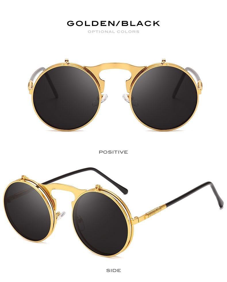 Chic Flip-Up Sunglasses for Men & Women - Stylish Dual Lens Eyewear - Korvel