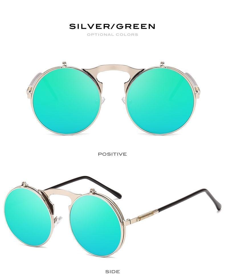 Chic Flip-Up Sunglasses for Men & Women - Stylish Dual Lens Eyewear - Korvel