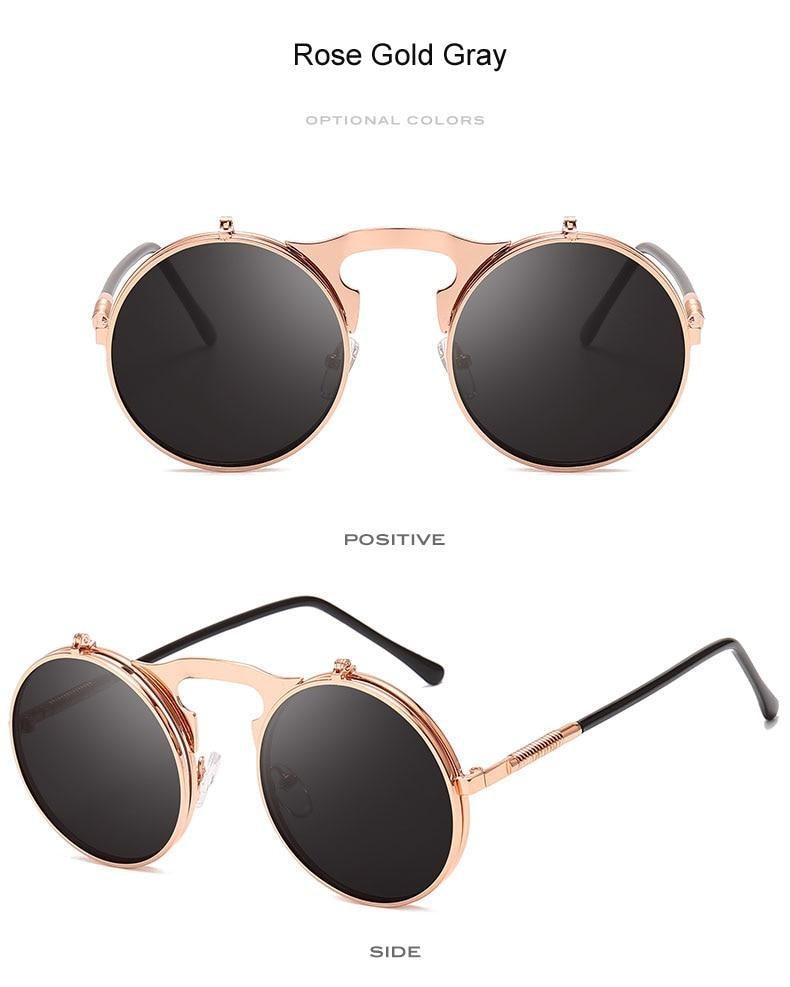Chic Flip-Up Sunglasses for Men & Women - Stylish Dual Lens Eyewear - Korvel
