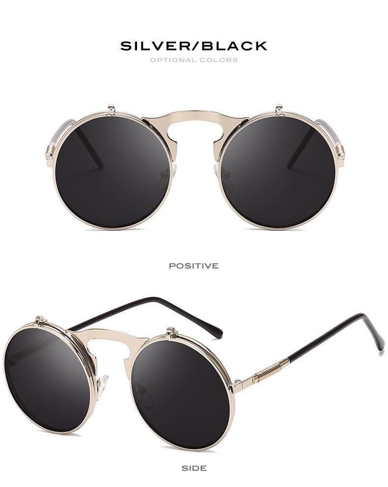 Chic Flip-Up Sunglasses for Men & Women - Stylish Dual Lens Eyewear - Korvel