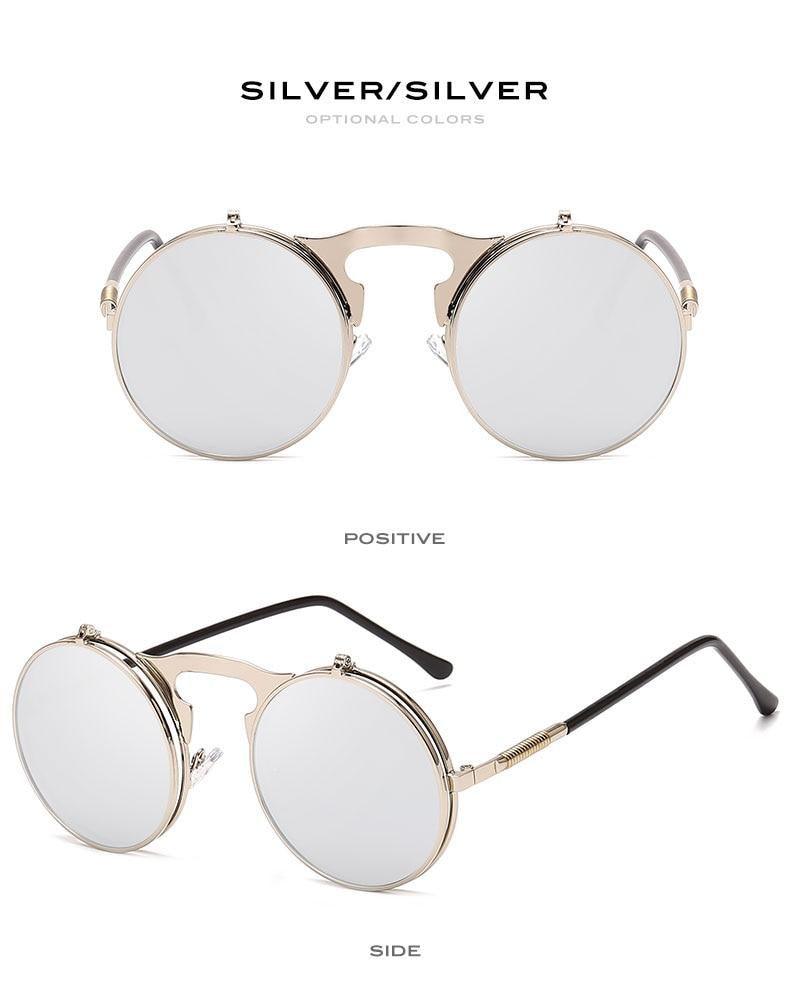 Chic Flip-Up Sunglasses for Men & Women - Stylish Dual Lens Eyewear - Korvel