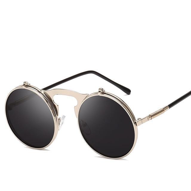 Chic Flip-Up Sunglasses for Men & Women - Stylish Dual Lens Eyewear - Korvel